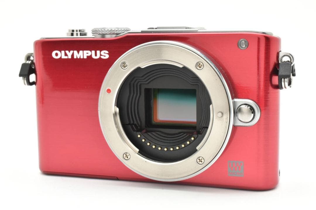 オリンパス OLYMPUS PEN Lite E-PL3 レッド #556