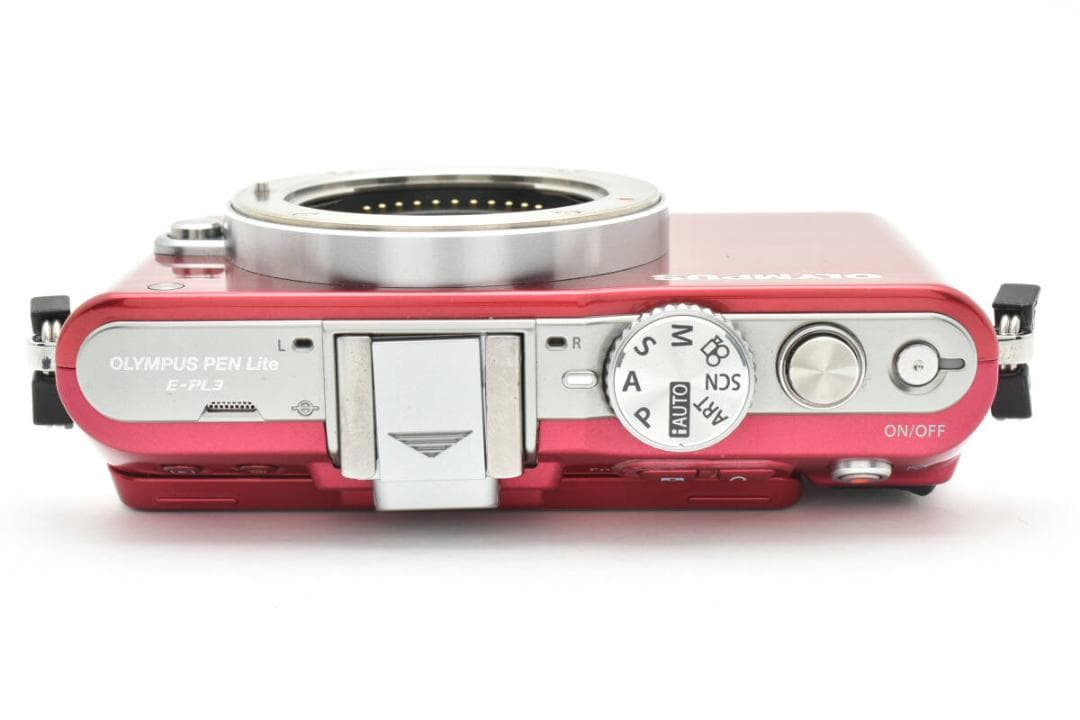 オリンパス OLYMPUS PEN Lite E-PL3 レッド #556