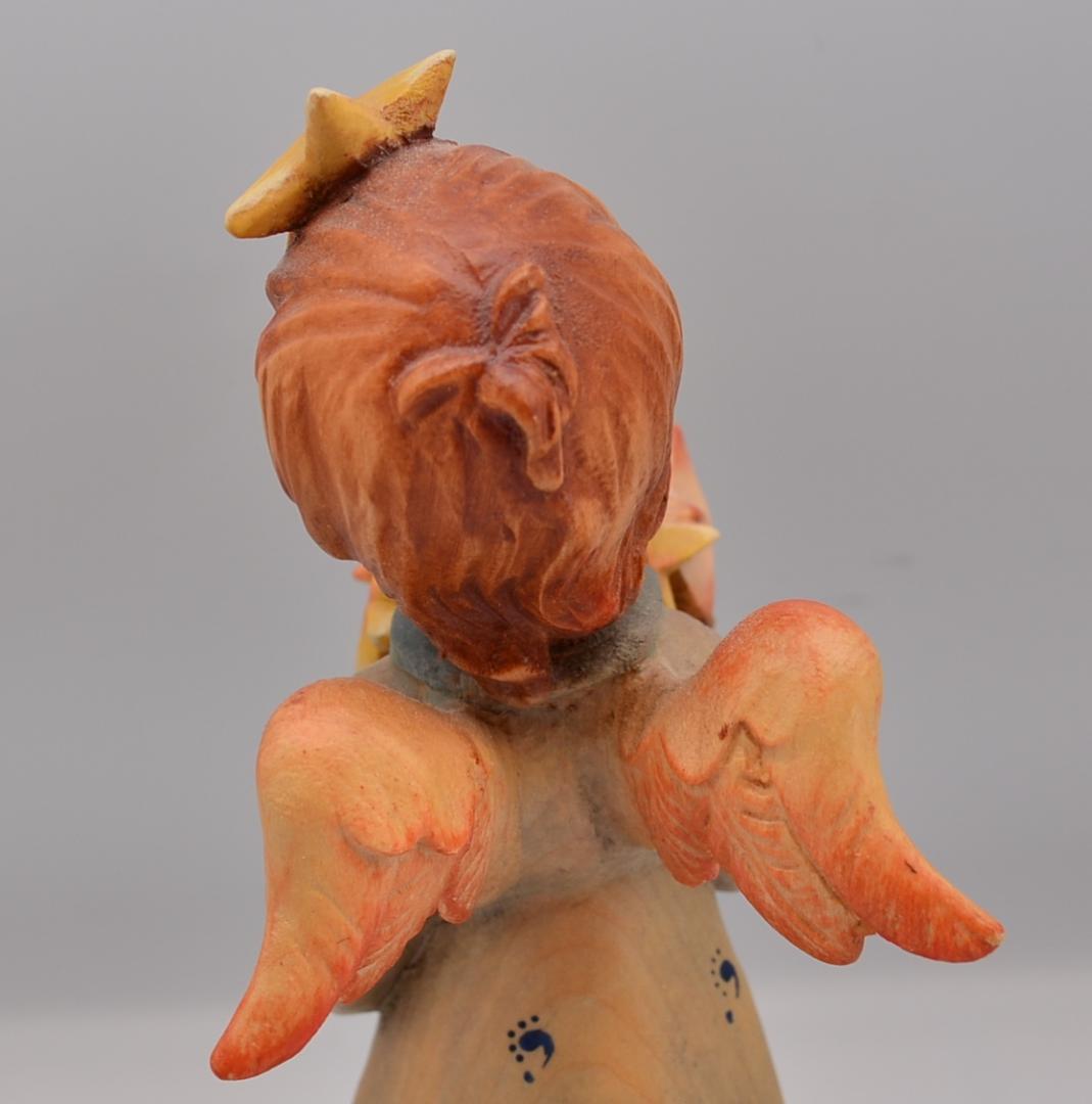 星を抱く天使　アンリ　ANRI　限定品　木彫り人形　イタリア　18ｃｍ