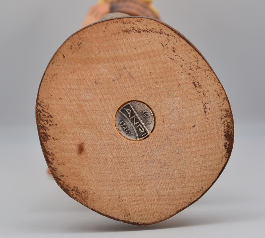 星を抱く天使　アンリ　ANRI　限定品　木彫り人形　イタリア　18ｃｍ