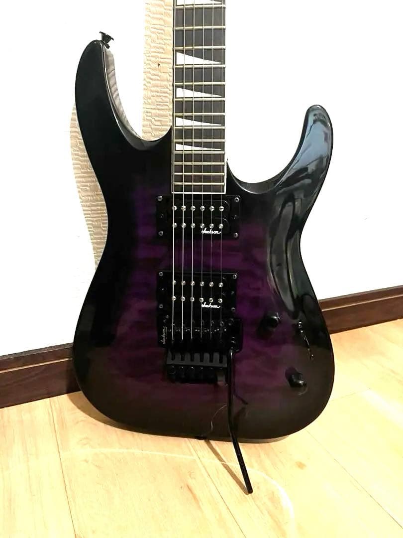 Jackson パープルバースト Floyd Roseタイプ ケース付