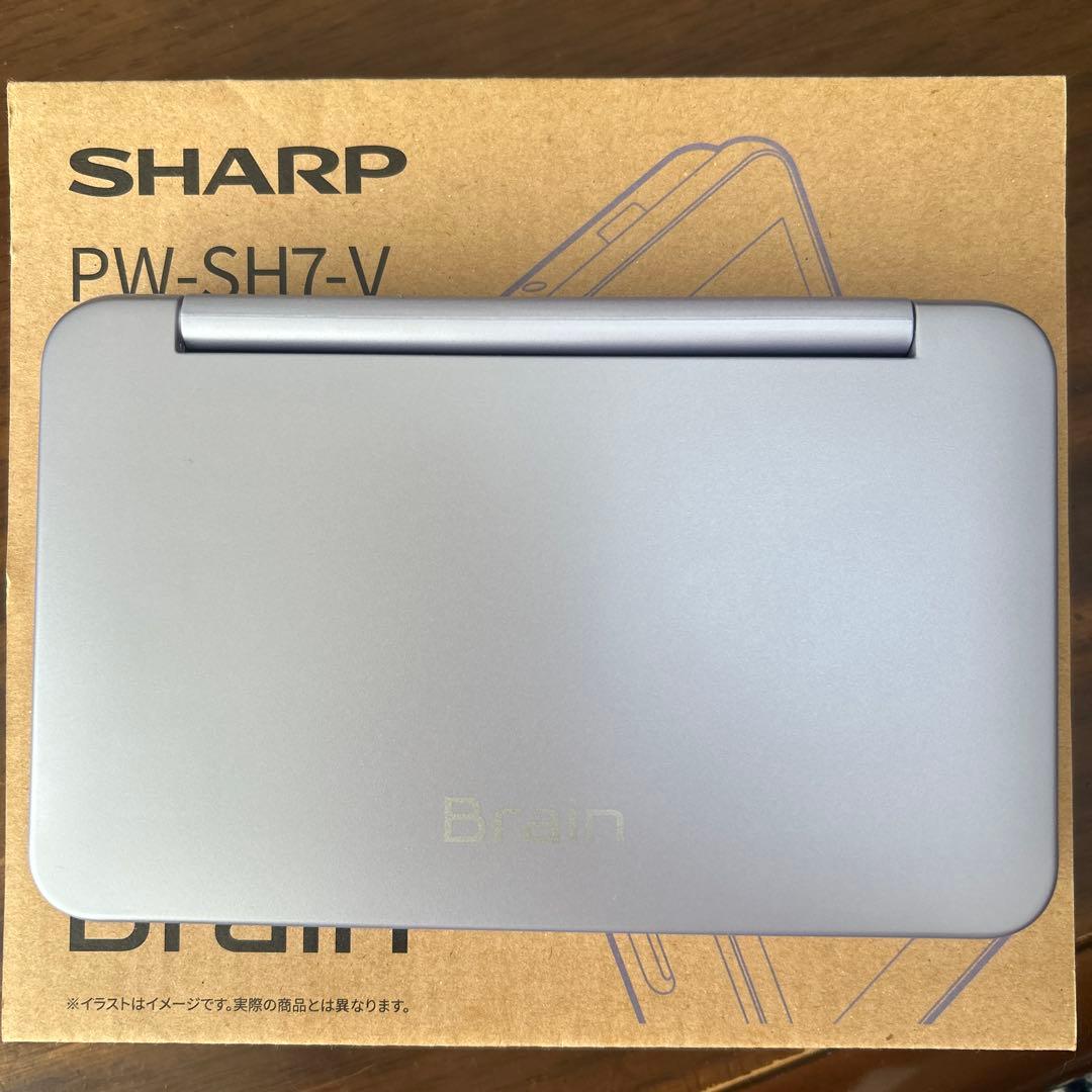肉*ん様 SHARP PW-SH7-V 電子辞書 本体 バイオレット