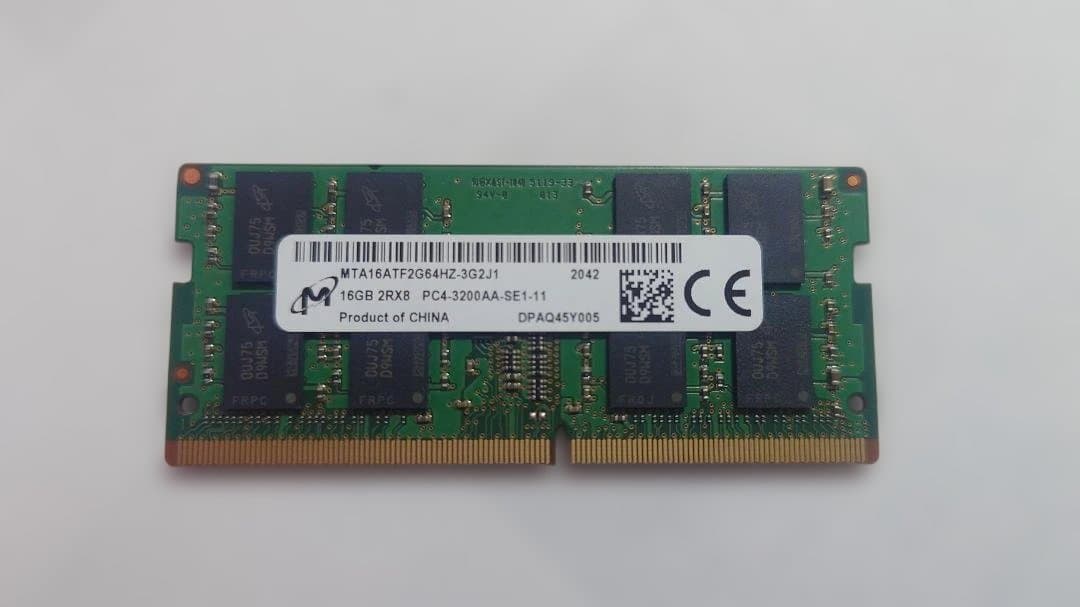DDR4 48GB(16GB×3枚)PC4-3200A ノートPCメモリ