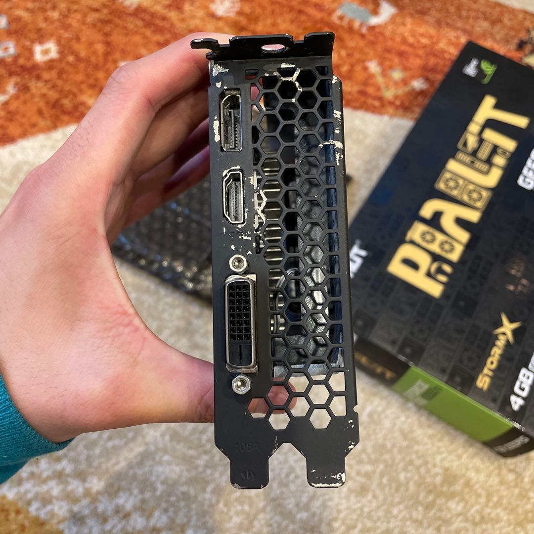 白 Palit GeForce GTX 1050 Ti StormX 4GB
