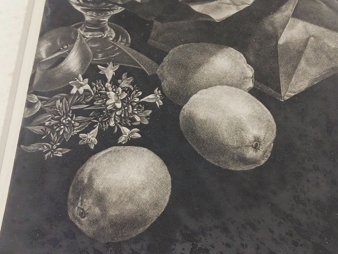 山口和雄　紙袋と3つのレモン　4/30　 日動画廊