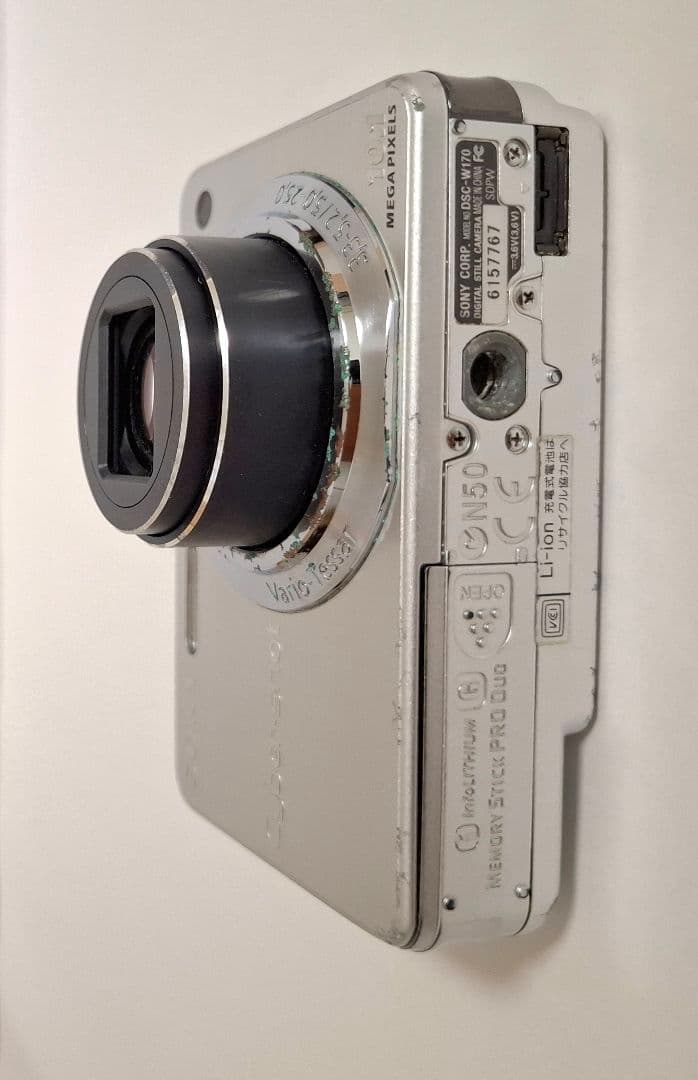 ジャンク品ソニー SONY Cyber-Shot DSC-W170コンテジ