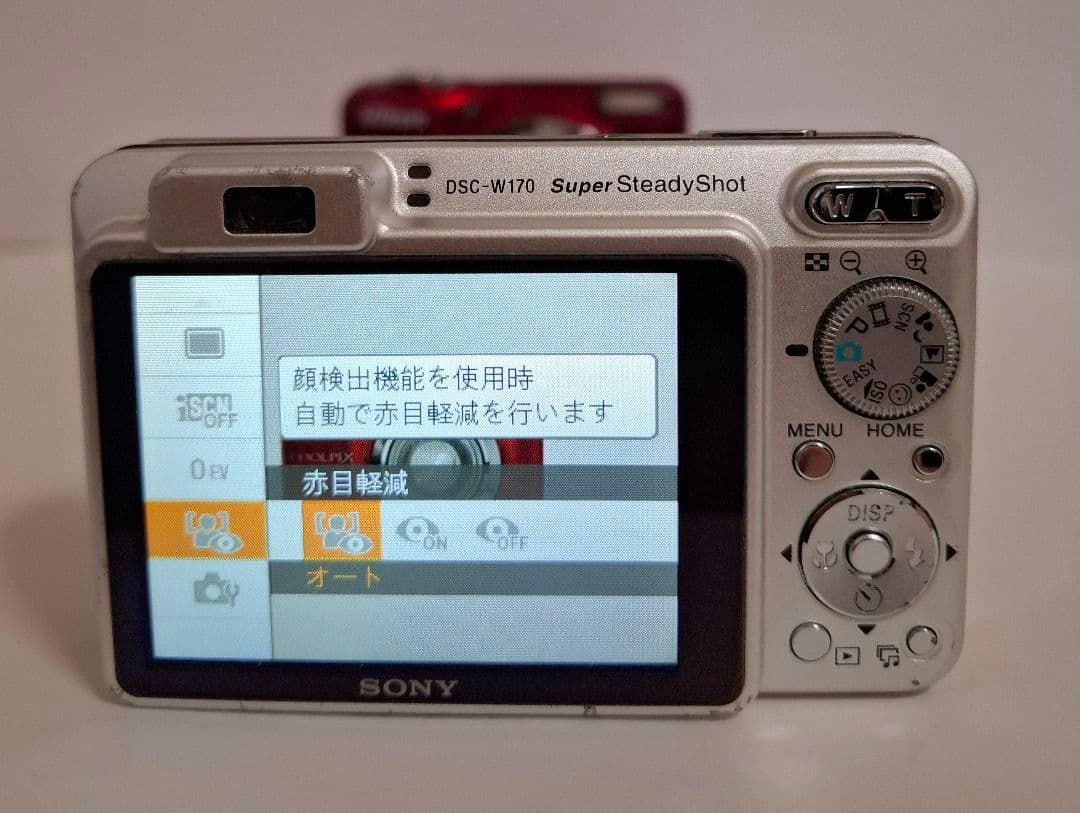 ジャンク品ソニー SONY Cyber-Shot DSC-W170コンテジ