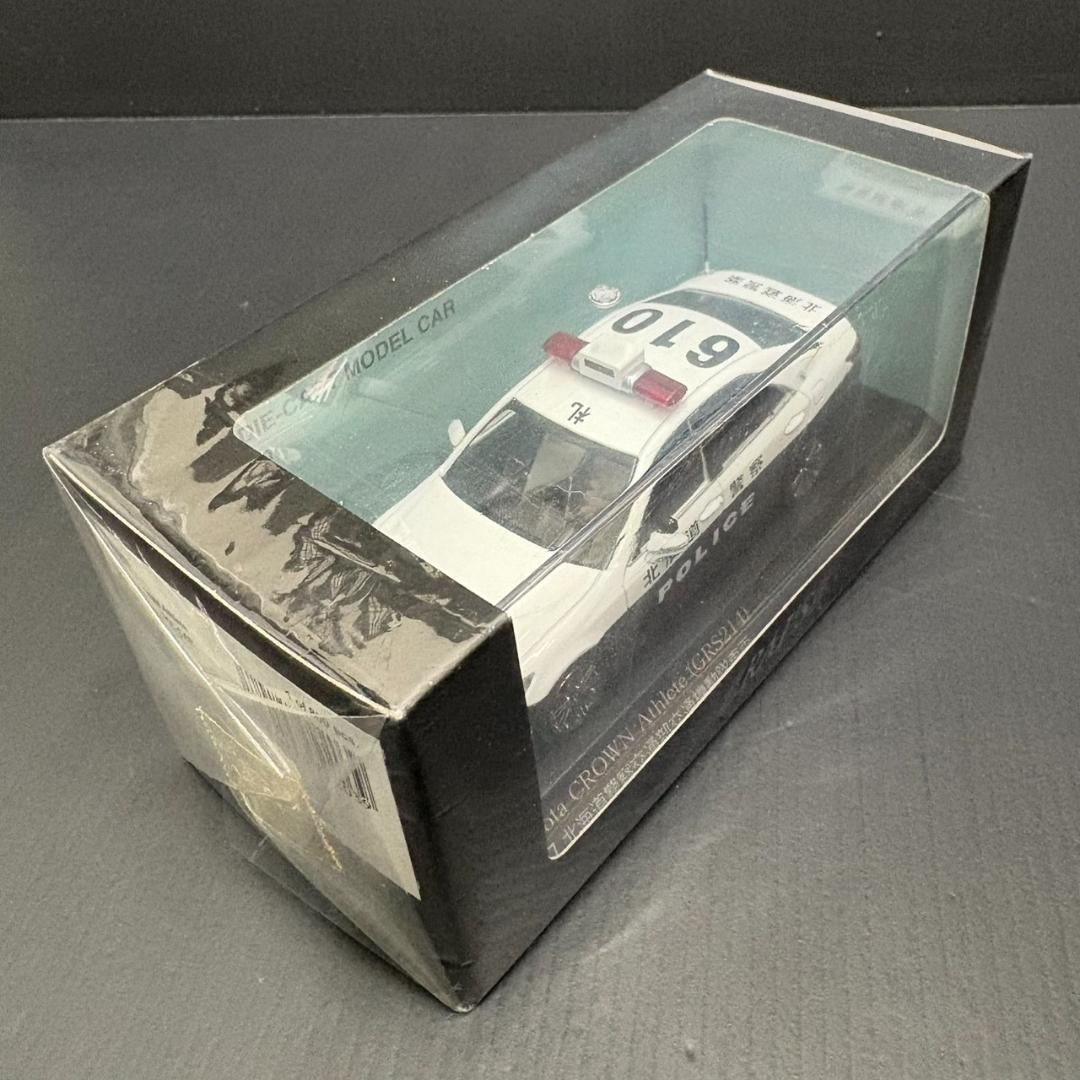 △11254　未使用品　トヨタ クラウン アスリート 北海道警察　ミニカー