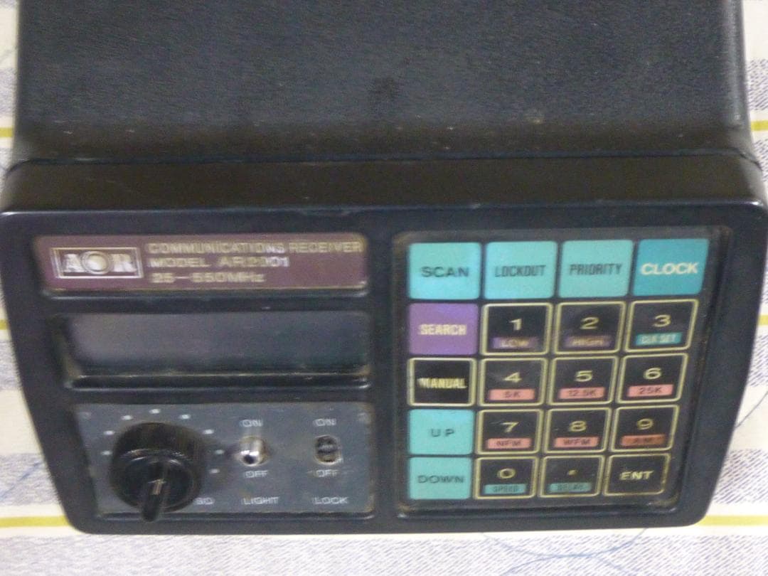 一部動作確認済み　AOR 通信型受信機 25〜550MHz　AR2001