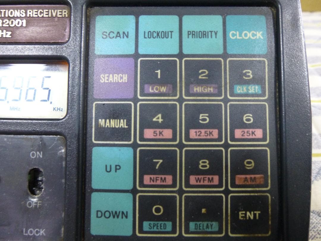 一部動作確認済み　AOR 通信型受信機 25〜550MHz　AR2001