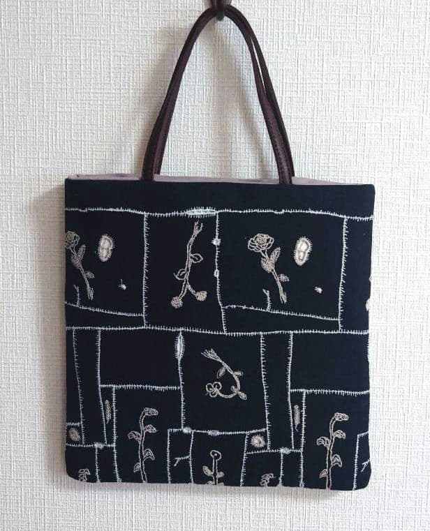 ミナペルホネン　パッチワーク　gardenpacchiwark　ミニトートバッグ