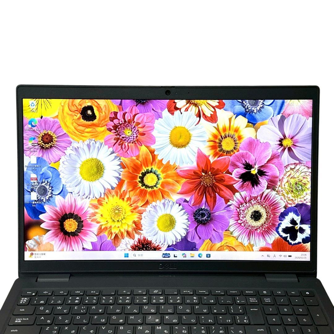 【大画面】デル i5 16GB SSD256GB 15型 ノートパソコン 836