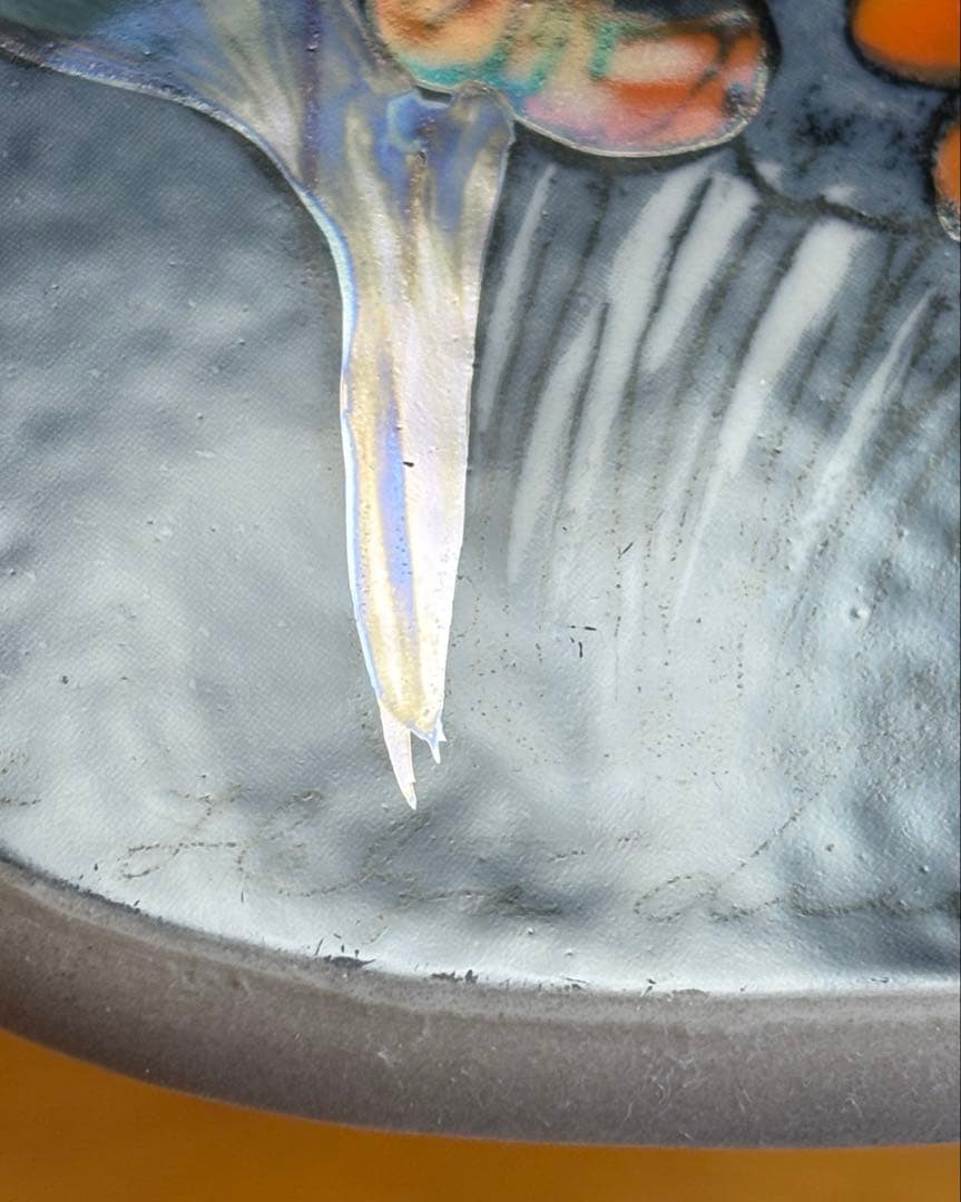 ARABIA アラビア ヘルヤ \"Mustat silmät\" 陶板画