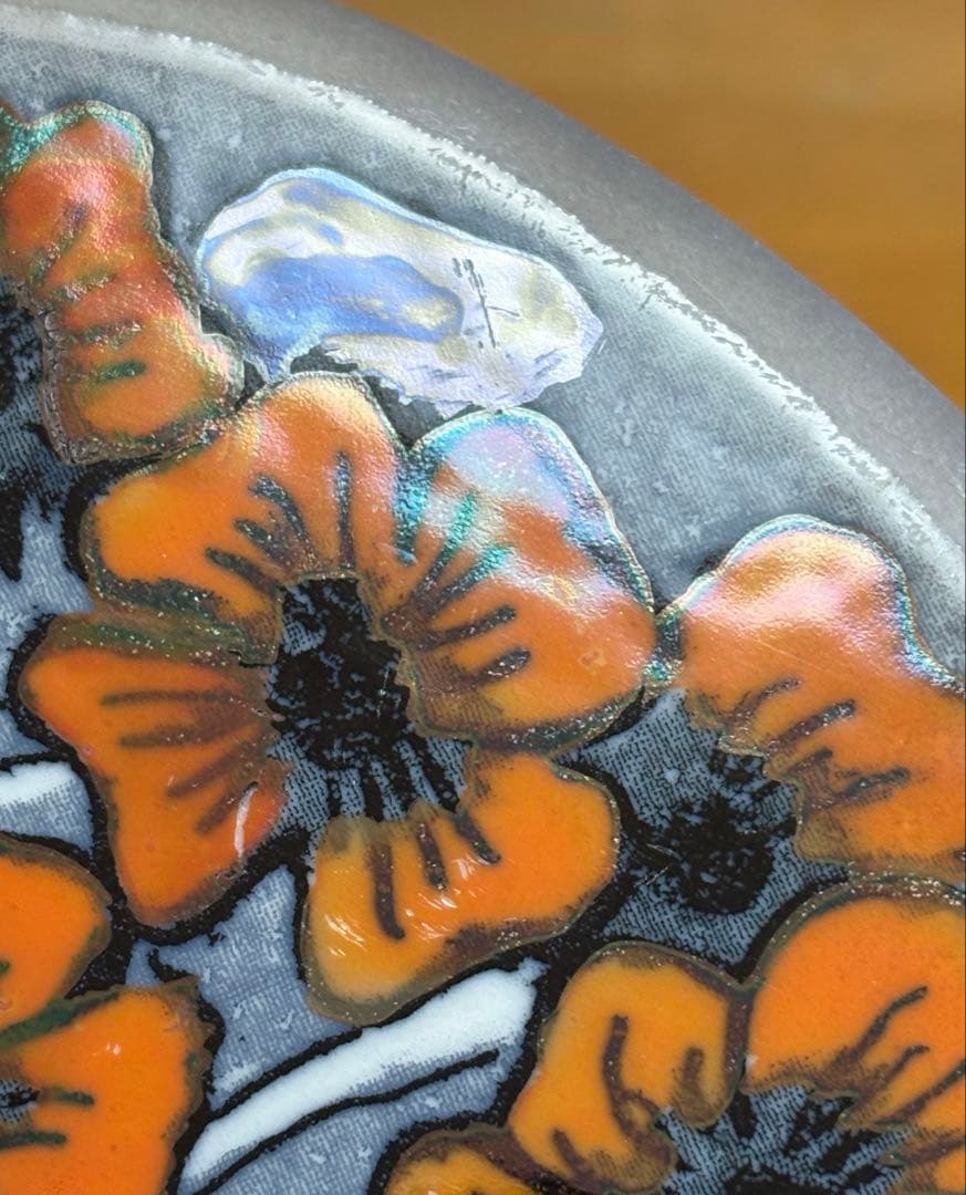 ARABIA アラビア ヘルヤ \"Mustat silmät\" 陶板画