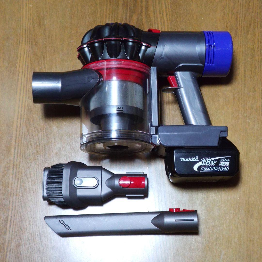 ダイソン SV11掃除機＋マキタ18vアダプターセット 完全分解清掃済み 動作品