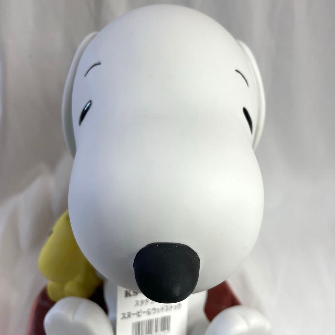 【未使用 廃盤】加藤工芸　スヌーピー＆ウッドストック スタチュー