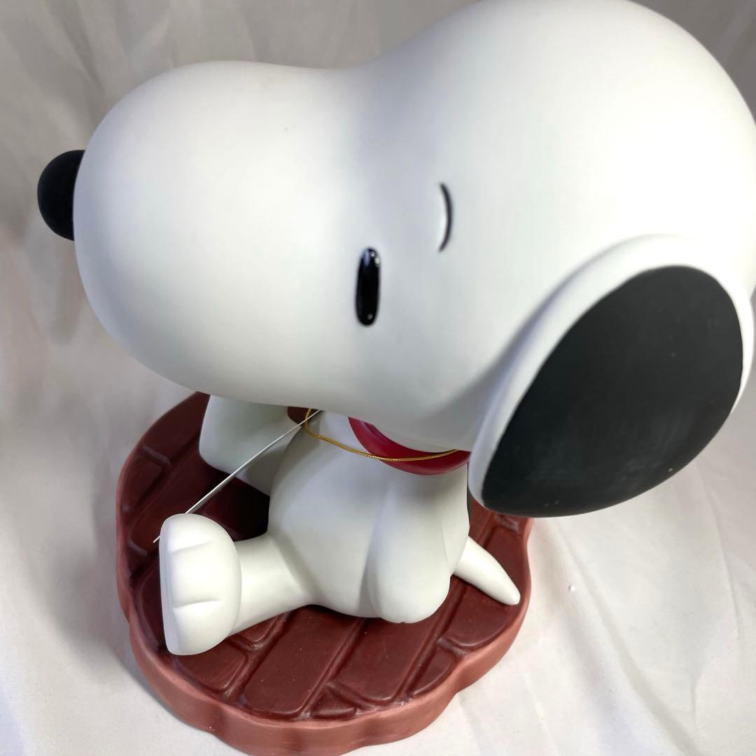 【未使用 廃盤】加藤工芸　スヌーピー＆ウッドストック スタチュー