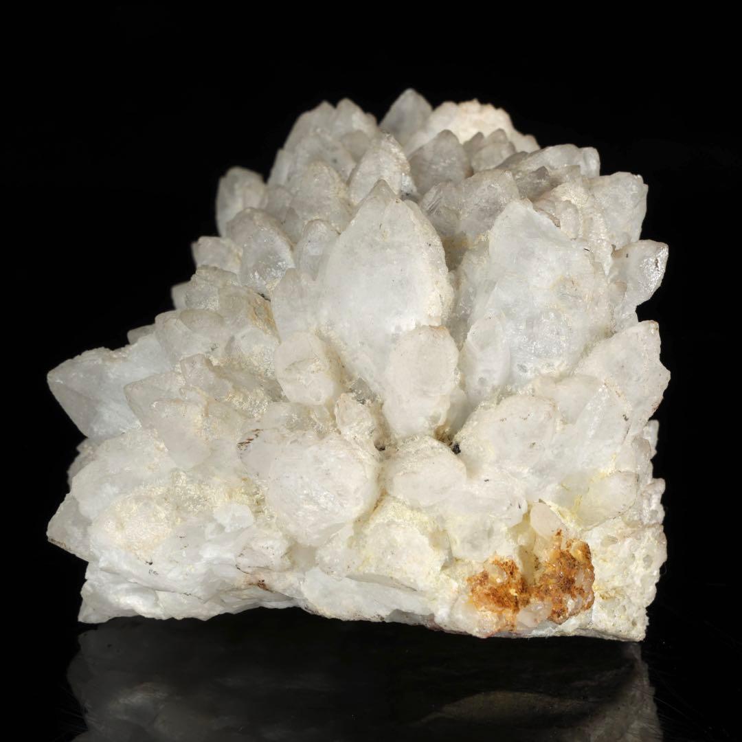 日本産 白水晶クラスター 日本水晶 原石 天然石 鉱物 標本 台座付 1kg