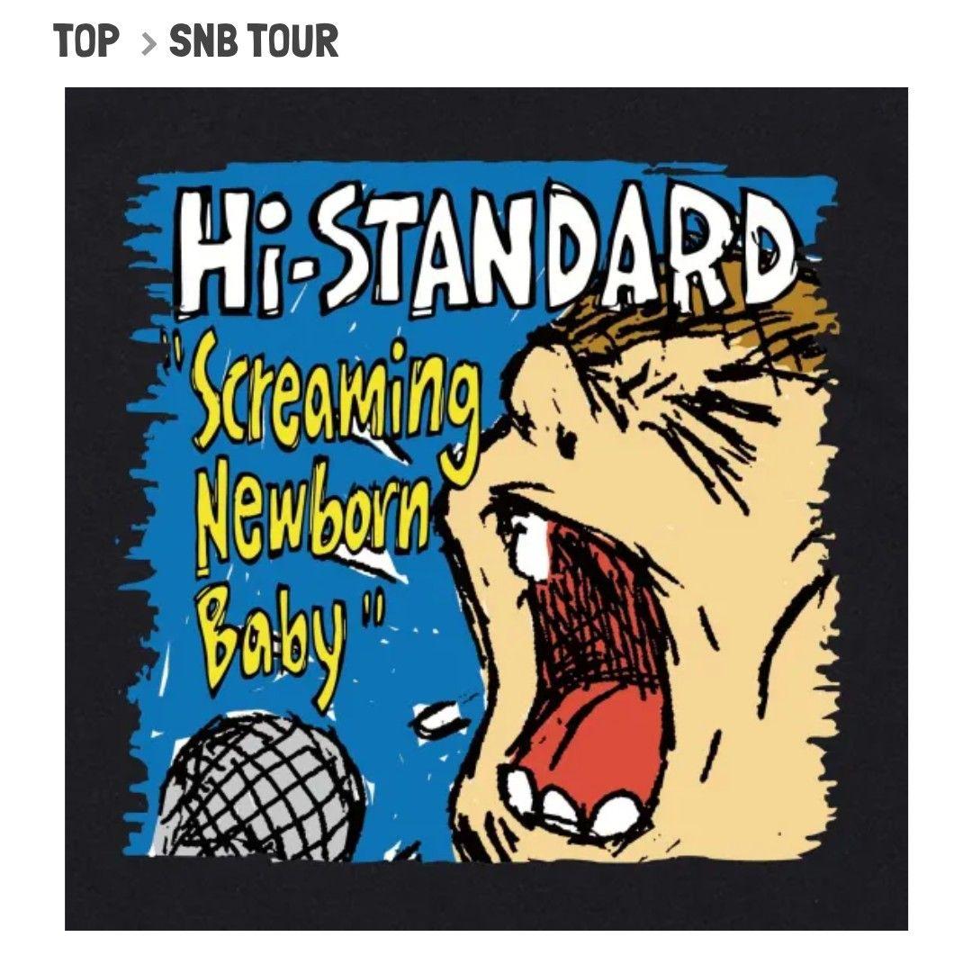 Hi-STANDARD SNB Tシャツ Lサイズ ブラック゜