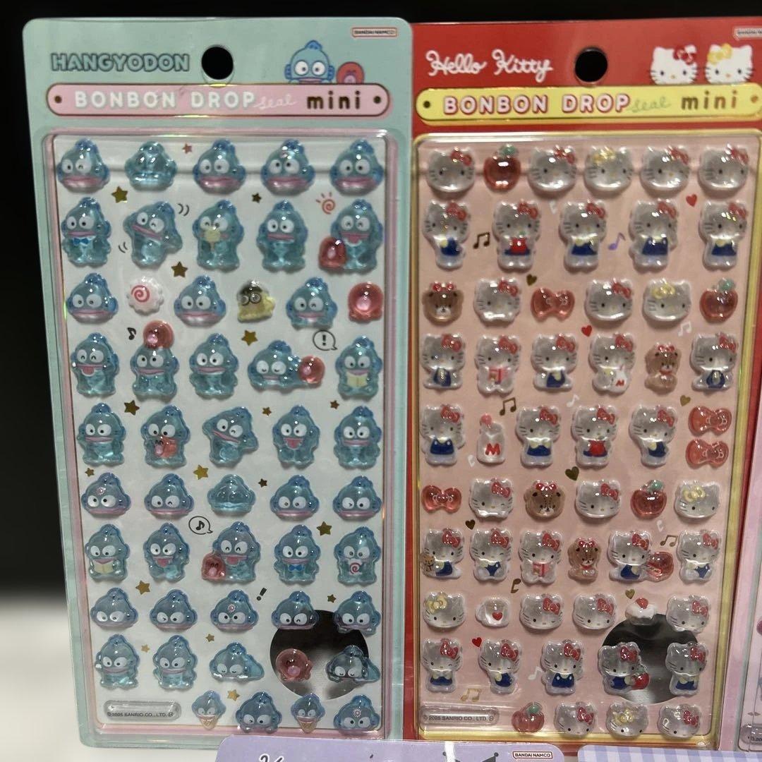 正規品 ボンボンドロップシールミニ サンリオ5枚　クロミ　キティ　ボンドロ