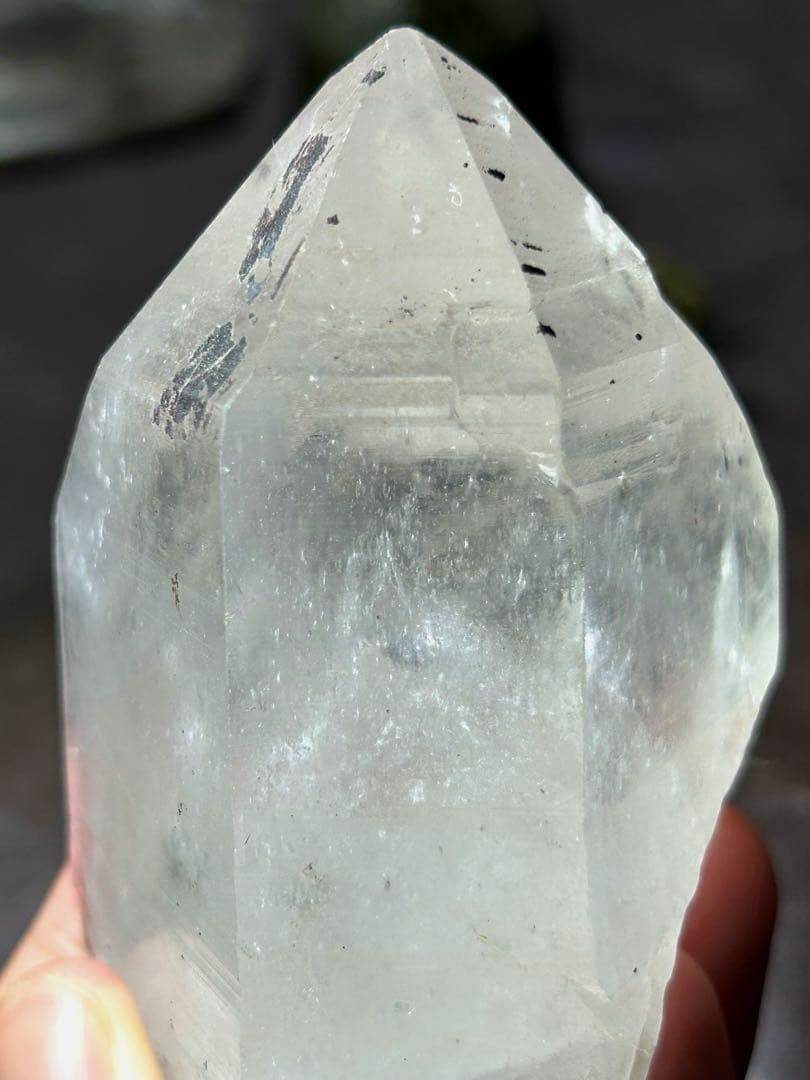 ☆最高級！マニカラン　クォーツインクォーツ　水晶　原石　帝王秘宝！ファントム