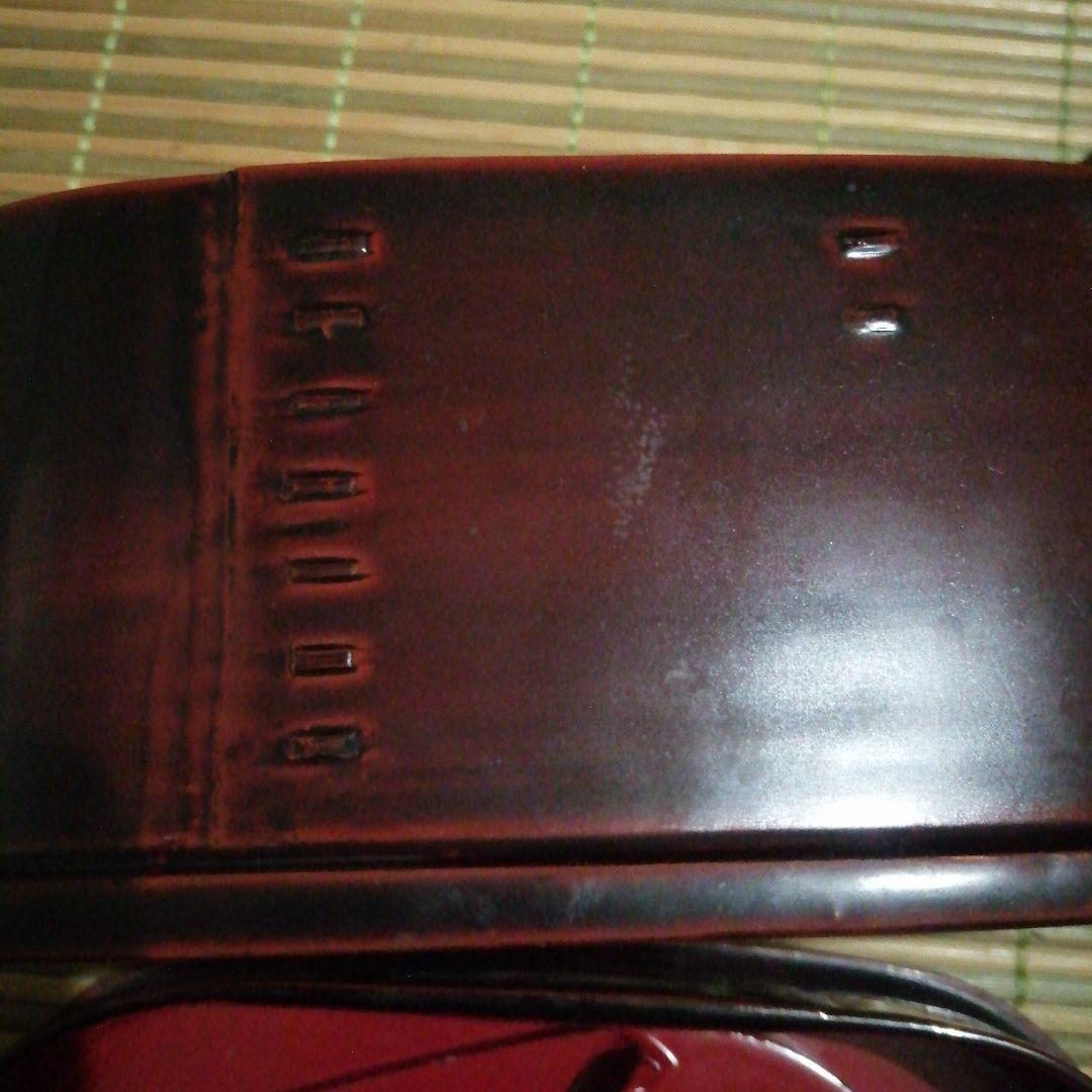 伝統工芸品　ぬし熊　尾鷲わっぱ　刷毛塗り　丸型弁当箱