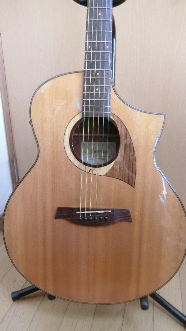❤️弦高調整済！Ibanez アイバニーズ AEW22CD-NT1201＋ケース