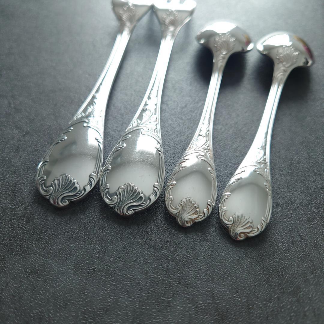 クリストフル マルリー ケーキフォーク コーヒースプーン 計4点