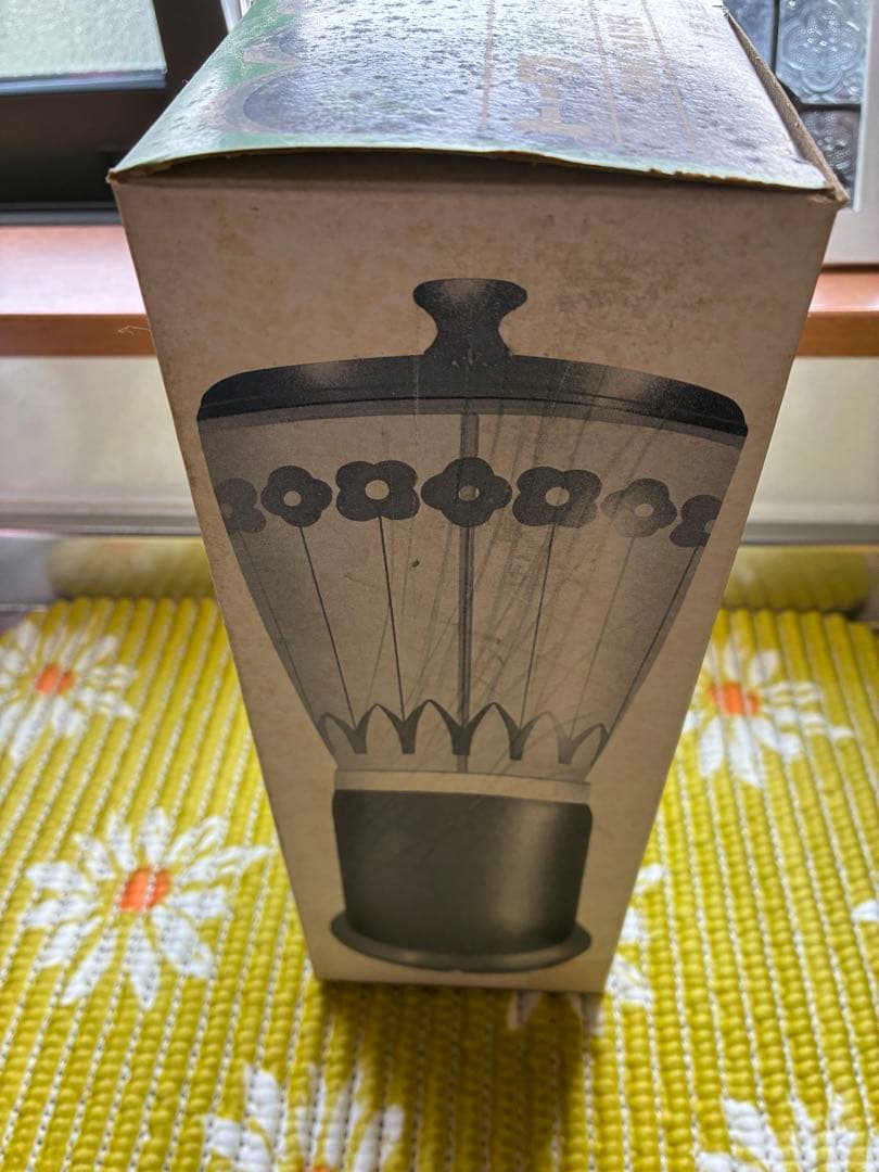 【最終値下】未使用　昭和レトロポップ　花柄箸立て　TOWAトーワ　当時物　レトロ