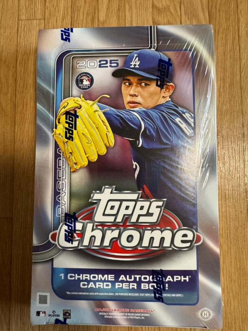 Topps chrome hobby MLB 2025 新品未開封シュリンク付