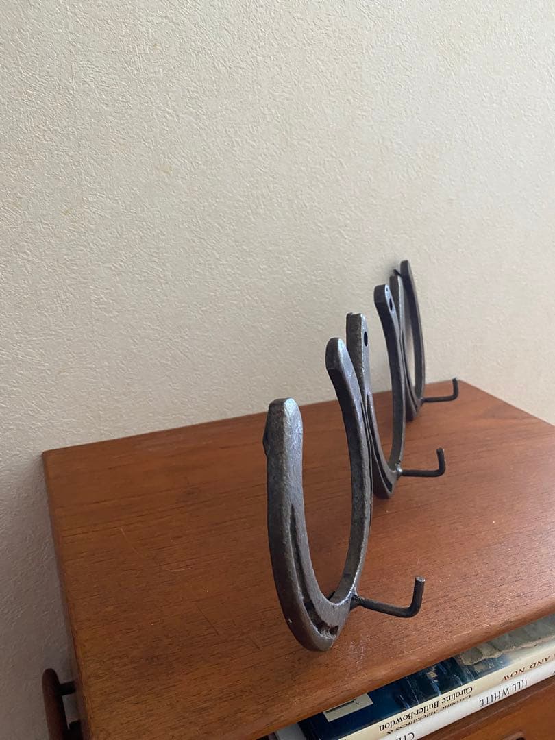【レアアイテム】蹄鉄 ホースシュー　壁掛け　フック　アンティーク　ビンテージ