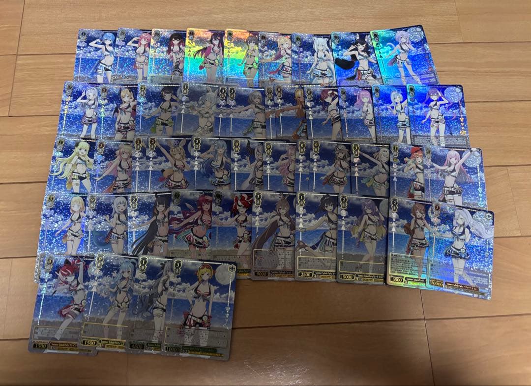 チ*中様 ヴァイスシュヴァルツ　ホロライブ　まとめ売り　RR以下セミ4コン