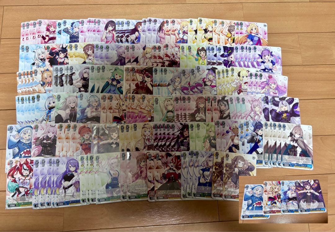 チ*中様 ヴァイスシュヴァルツ　ホロライブ　まとめ売り　RR以下セミ4コン