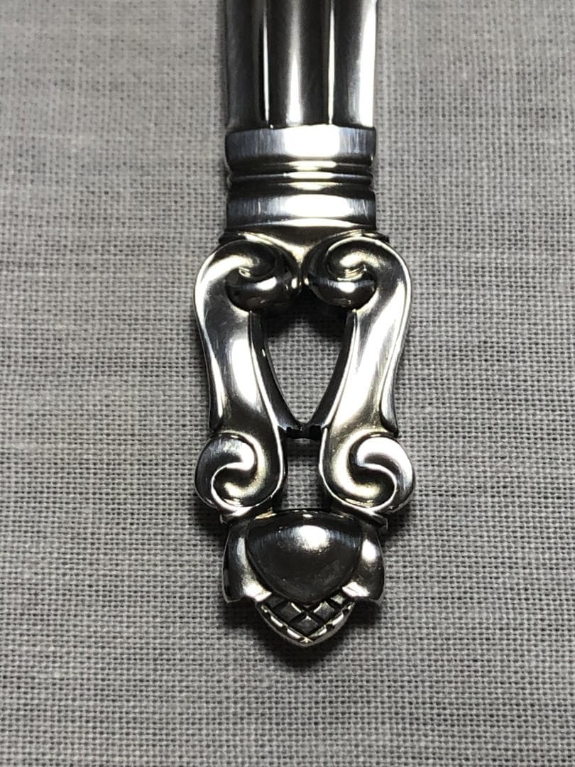 美品 ジョージジェンセン ACORN ディナーフォーク STERLING ①