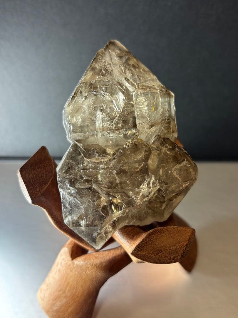 レア　大きめ水入り　ハロイサイト流砂　エレスチャル　209g エンハイドロ