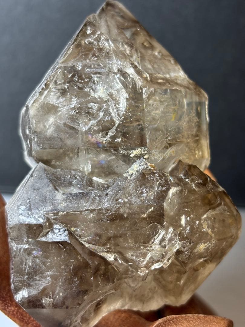 レア　大きめ水入り　ハロイサイト流砂　エレスチャル　209g エンハイドロ