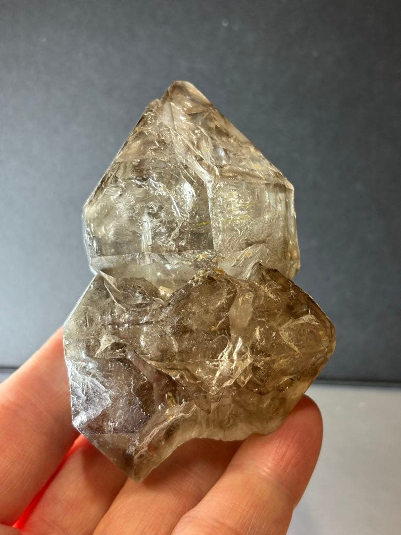 レア　大きめ水入り　ハロイサイト流砂　エレスチャル　209g エンハイドロ