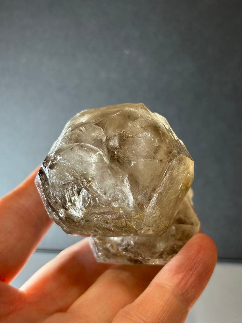 レア　大きめ水入り　ハロイサイト流砂　エレスチャル　209g エンハイドロ