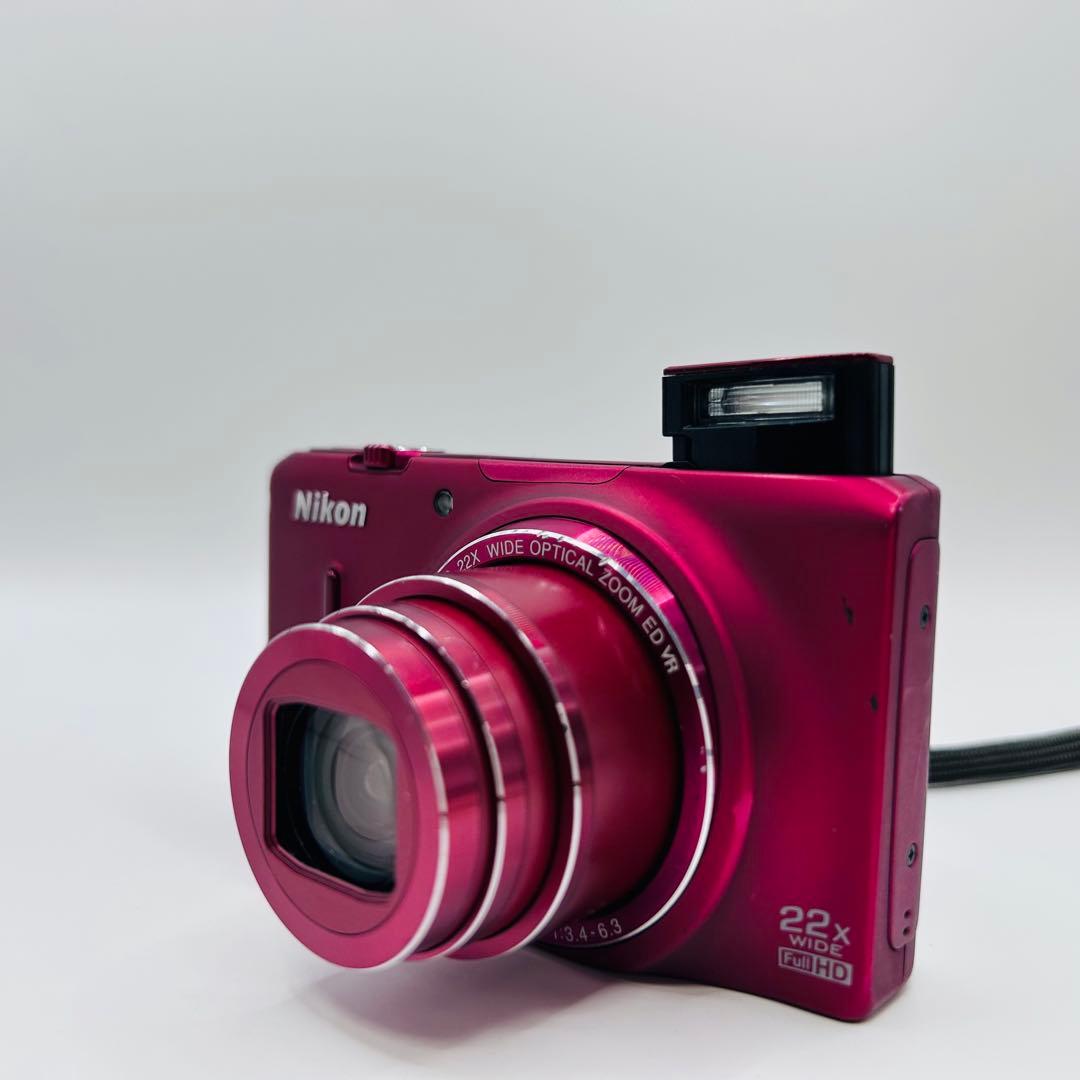 【希少】 ニコン Nikon クールピクス COOLPIX S9500 レッド