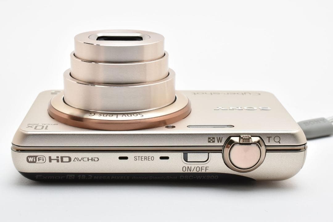 【美品】SONY Cyber-shot DSC-WX200 ゴールド　動作確認済
