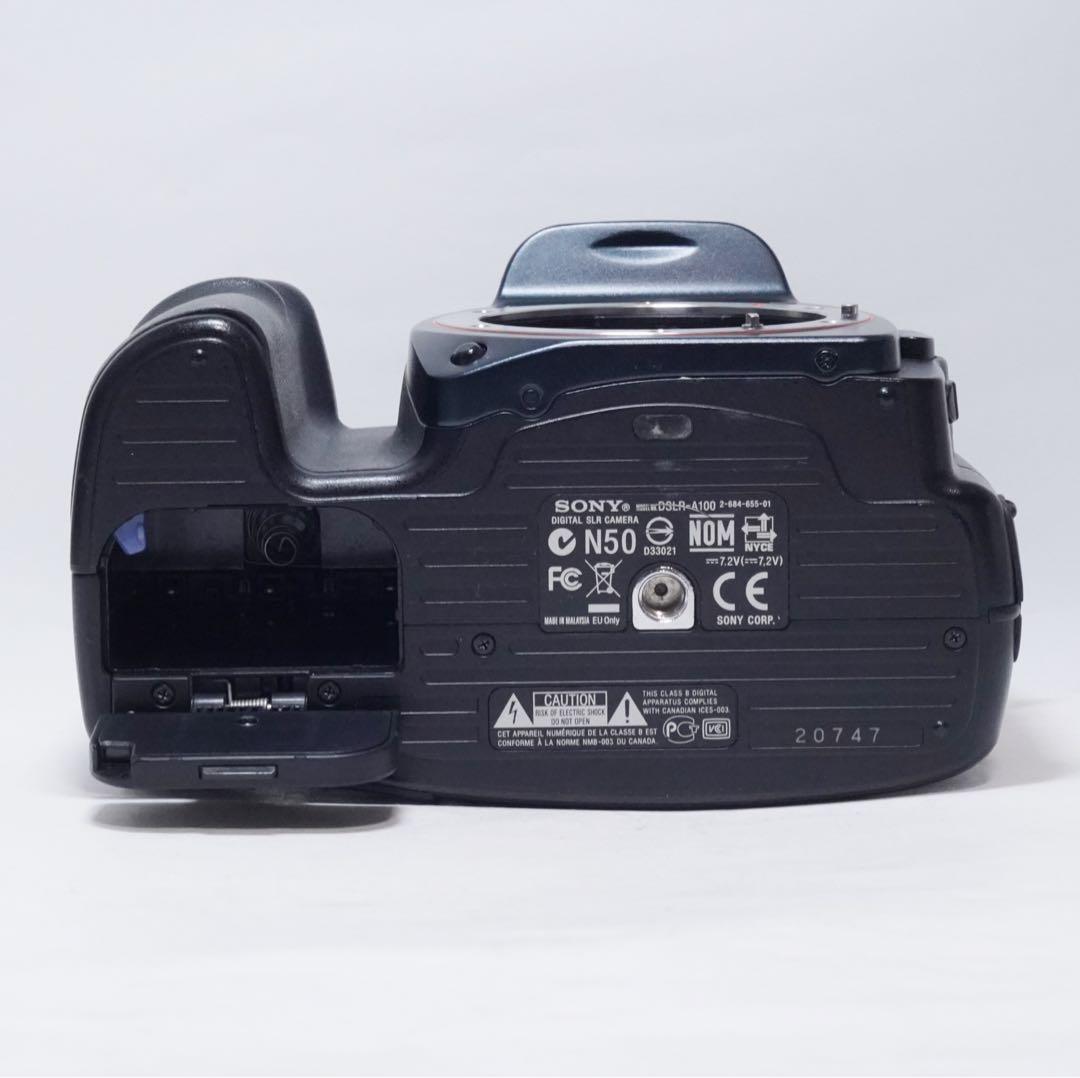 動作確認済 美品 SONY DSLR-A100 α100 18-55mm セット
