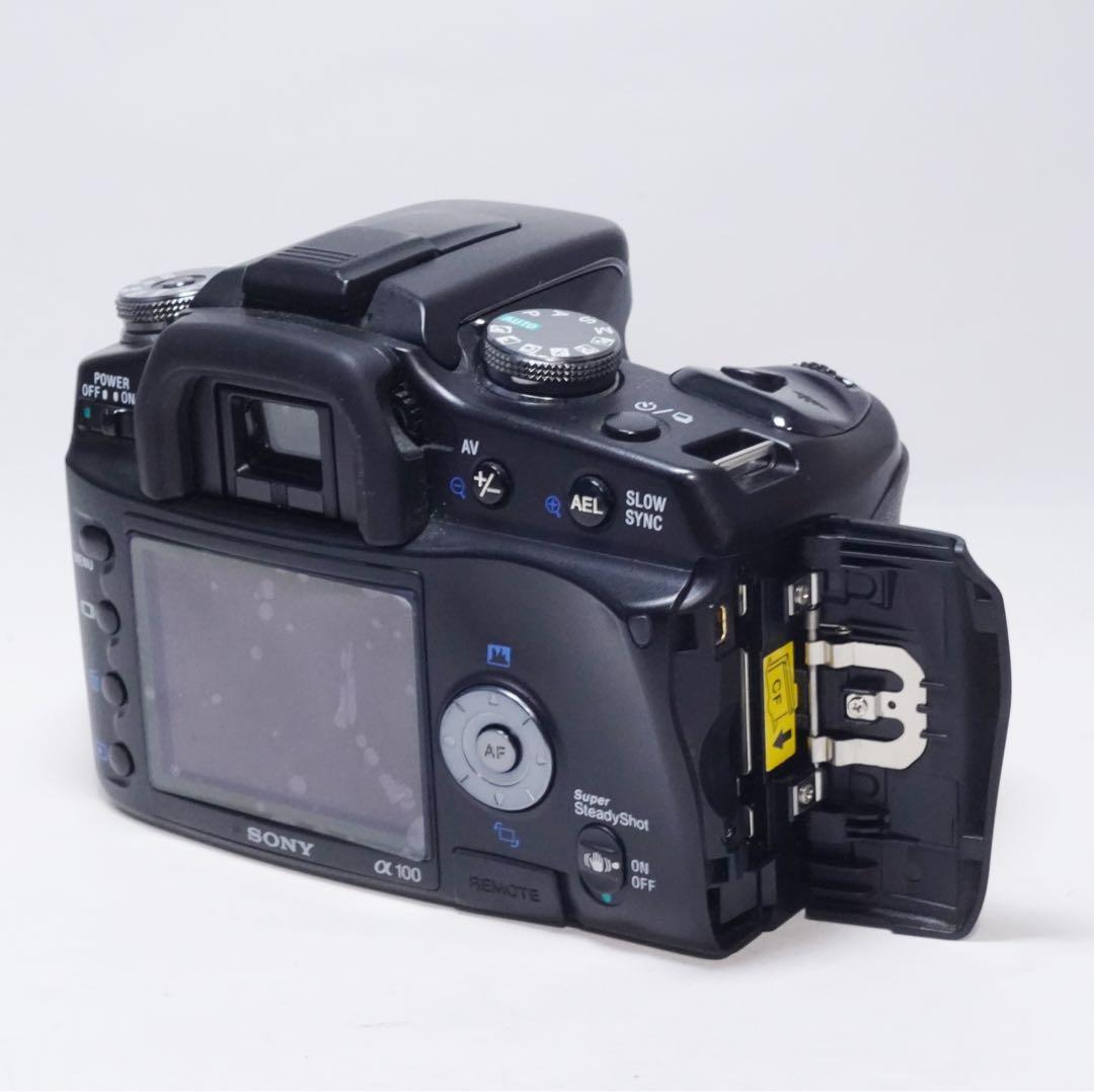 動作確認済 美品 SONY DSLR-A100 α100 18-55mm セット
