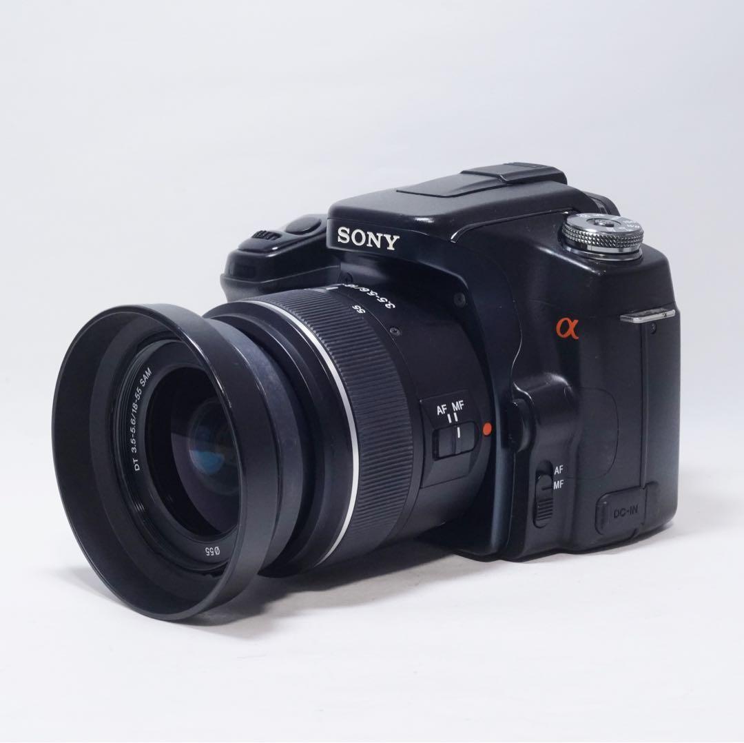 動作確認済 美品 SONY DSLR-A100 α100 18-55mm セット