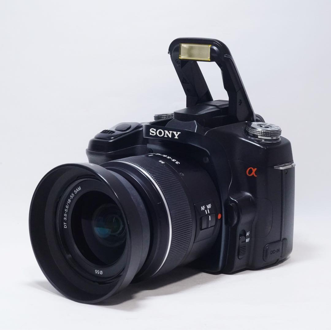 動作確認済 美品 SONY DSLR-A100 α100 18-55mm セット