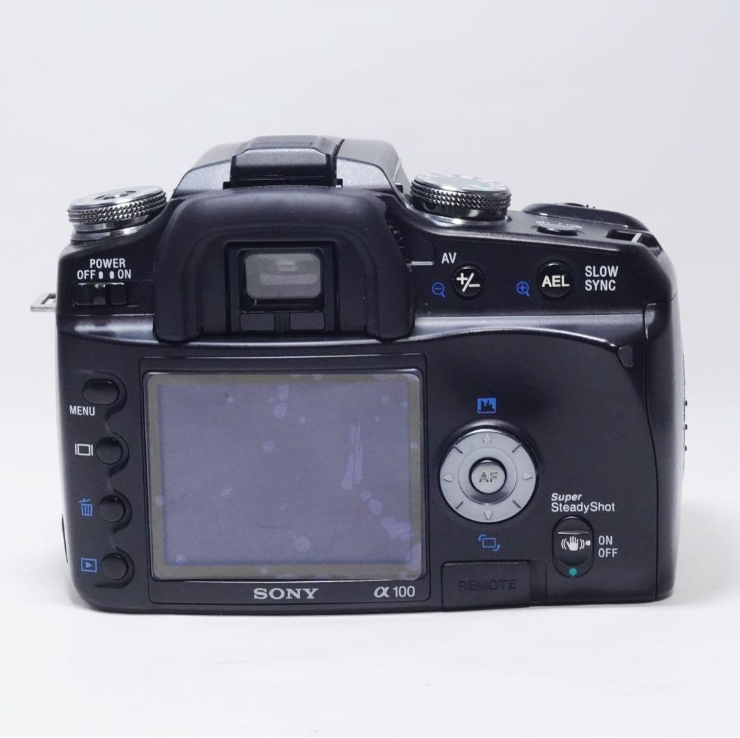 動作確認済 美品 SONY DSLR-A100 α100 18-55mm セット