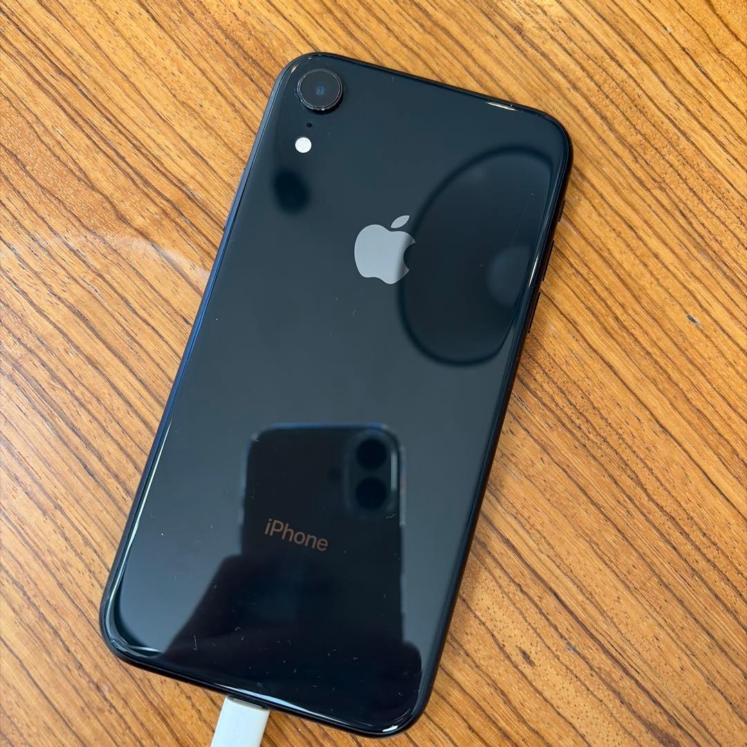 美品 iPhoneXR ブラック 64GB SIMロック解除済