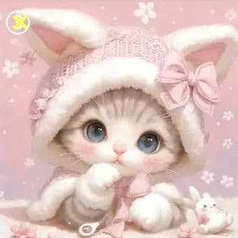 ハンドメイド　オーダー受付ページ　♡ねこちゃん　 パネル♡　⑤