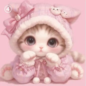 ハンドメイド　オーダー受付ページ　♡ねこちゃん　 パネル♡　⑤
