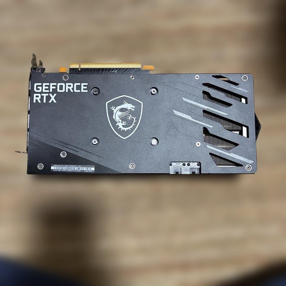 【ジャンク】MSI GeForce RTX 3060 GAMING X 12G