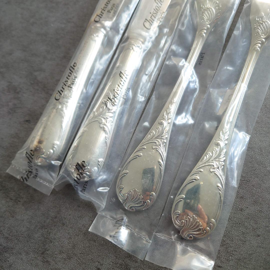 クリストフル マルリー テーブルナイフ テーブルフォーク 未開封 4点